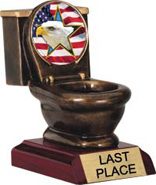 Toilet Bowl Insert Resin Trophy [5 inch]