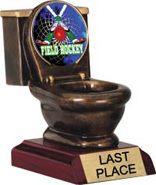 Toilet Bowl Insert Resin Trophy [5 inch]