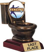 Toilet Bowl Insert Resin Trophy [5 inch]