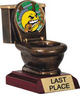 Toilet Bowl Insert Resin Trophy [5 inch]