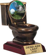 Toilet Bowl Insert Resin Trophy [5 inch]