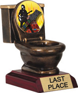 Toilet Bowl Insert Resin Trophy [5 inch]