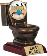 Toilet Bowl Insert Resin Trophy [5 inch]