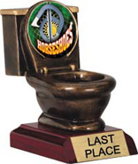 Toilet Bowl Insert Resin Trophy [5 inch]