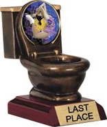 Toilet Bowl Insert Resin Trophy [5 inch]