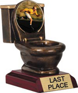 Toilet Bowl Insert Resin Trophy [5 inch]