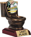 Toilet Bowl Insert Resin Trophy [5 inch]