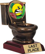 Toilet Bowl Insert Resin Trophy [5 inch]