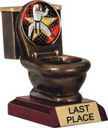 Toilet Bowl Insert Resin Trophy [5 inch]