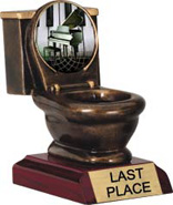 Toilet Bowl Insert Resin Trophy [5 inch]