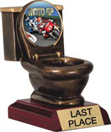 Toilet Bowl Insert Resin Trophy [5 inch]