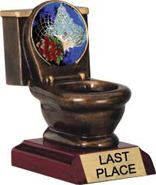 Toilet Bowl Insert Resin Trophy [5 inch]