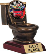 Toilet Bowl Insert Resin Trophy [5 inch]