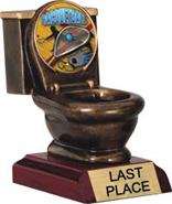 Toilet Bowl Insert Resin Trophy [5 inch]