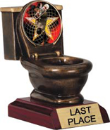 Toilet Bowl Insert Resin Trophy [5 inch]
