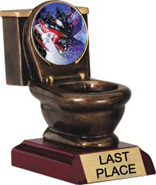 Toilet Bowl Insert Resin Trophy [5 inch]