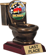 Toilet Bowl Insert Resin Trophy [5 inch]