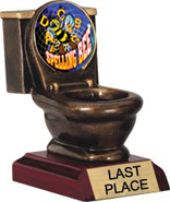 Toilet Bowl Insert Resin Trophy [5 inch]