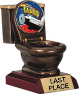 Toilet Bowl Insert Resin Trophy [5 inch]