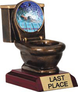 Toilet Bowl Insert Resin Trophy [5 inch]