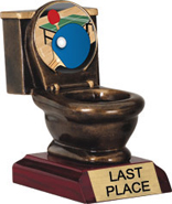 Toilet Bowl Insert Resin Trophy [5 inch]