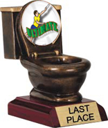 Toilet Bowl Insert Resin Trophy [5 inch]