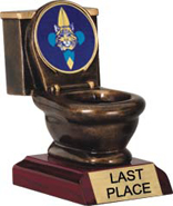 Toilet Bowl Insert Resin Trophy [5 inch]
