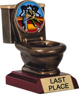Toilet Bowl Insert Resin Trophy [5 inch]