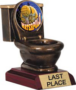 Toilet Bowl Insert Resin Trophy [5 inch]