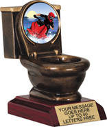 Toilet Bowl Insert Resin Trophy [5 inch]