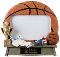 Basketball Vintage Sport Photo Frame Resin [6.5 x 7 inch]