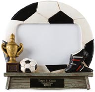 Soccer Vintage Sport Photo Frame Resin [6.5 x 7 inch]
