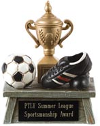 Soccer Vintage 3D Sport Resin Trophy