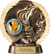 Victory (Torch) Super Dimensional Resin Trophy [7.25 inch] large