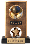 Insert Holder Spinning Resin Trophy [6.5 inch] large