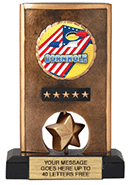 Insert Holder Spinning Resin Trophy [6.5 inch] large
