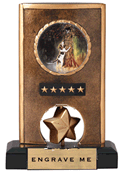 Insert Holder Spinning Resin Trophy [6.5 inch] large