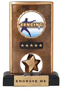 Insert Holder Spinning Resin Trophy [6.5 inch] large