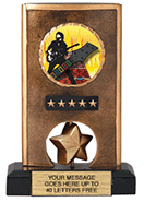 Insert Holder Spinning Resin Trophy [6.5 inch] large