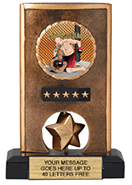 Insert Holder Spinning Resin Trophy [6.5 inch] large
