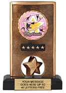 Insert Holder Spinning Resin Trophy [6.5 inch] large