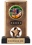 Insert Holder Spinning Resin Trophy [6.5 inch] large