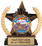 Insert Holder Star Resin Trophy [6 inch]