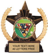 Insert Holder Star Resin Trophy [6 inch]