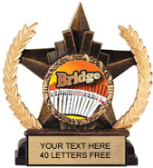 Insert Holder Star Resin Trophy [6 inch]