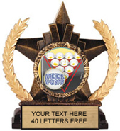Insert Holder Star Resin Trophy [6 inch]