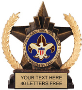 Insert Holder Star Resin Trophy [6 inch]