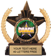 Insert Holder Star Resin Trophy [6 inch]