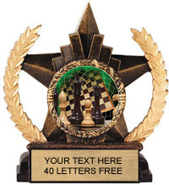 Insert Holder Star Resin Trophy [6 inch]