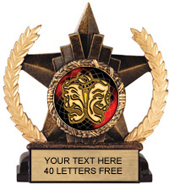 Insert Holder Star Resin Trophy [6 inch]